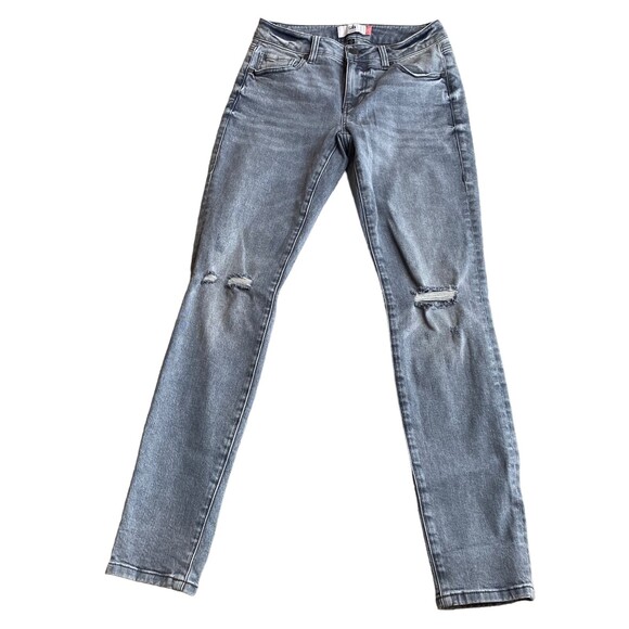 Cabi high skinny distressed jean gray blue size 2 - Picture 2 of 10